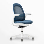 Breck Office Chair featuring a breathable mesh back and comfortable upholstered seat, perfect for ergonomic support.